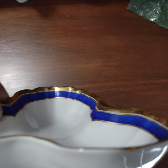 KPM Berlin 1850-1870 Schale Tri-Lobed Nut Dish, Elegant and simple design - Picture 6 of 7